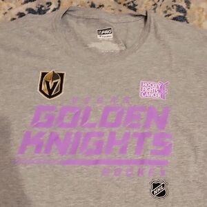 NHL Fanatics Gray Las Vegas Golden Knights Tee